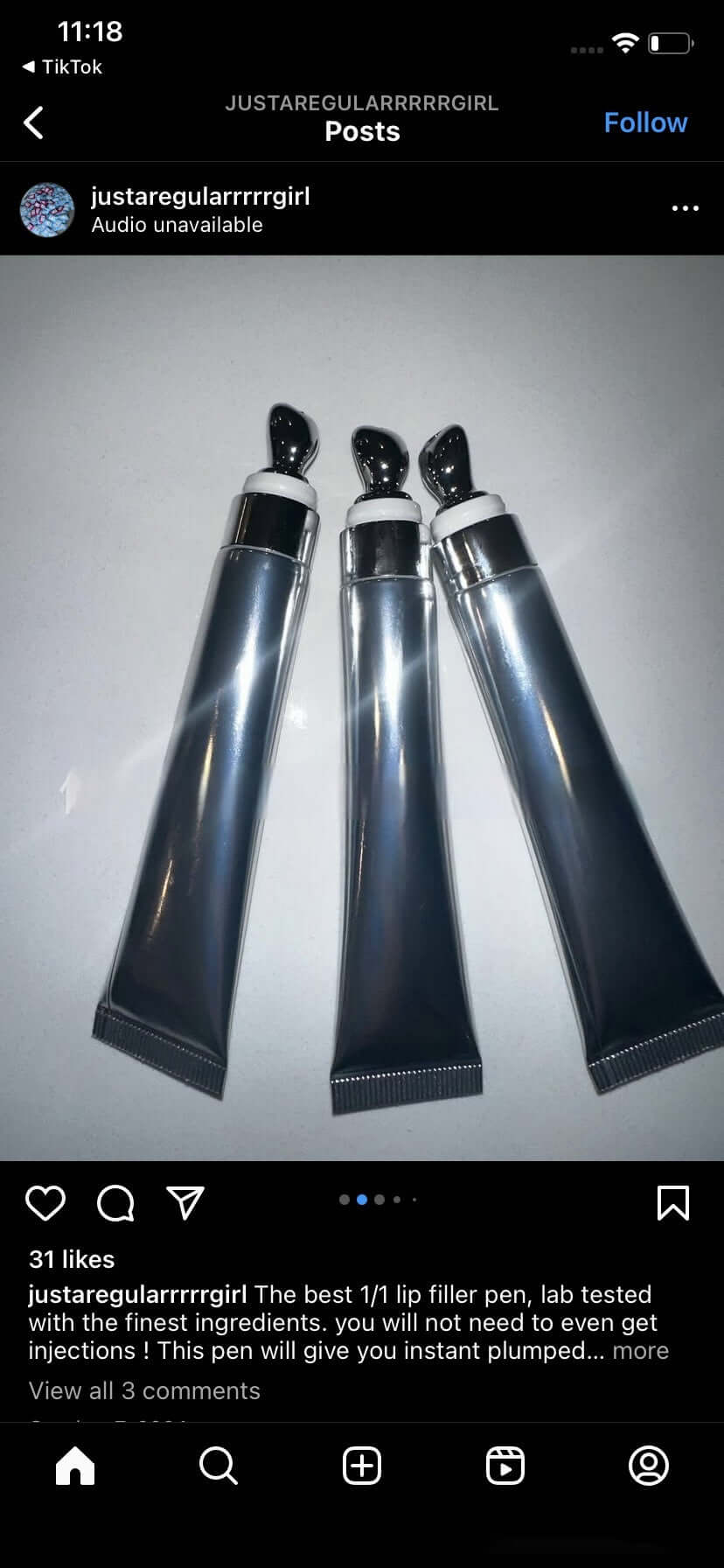 Retro Lip Oil Care For Plump Lips