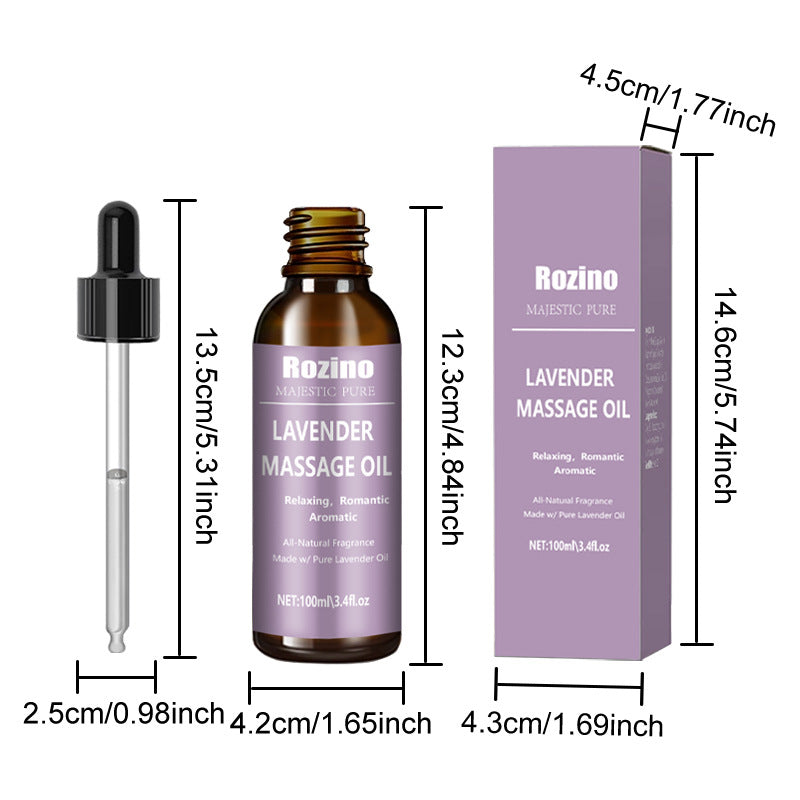 Lavender Massage Essential Oil Beauty Salon Scraping Massage