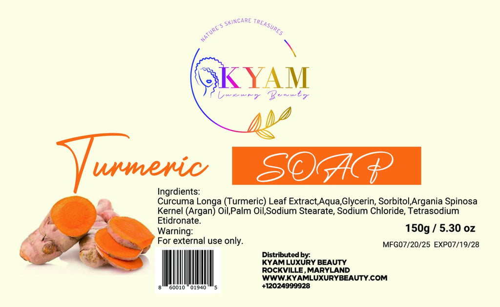 Turmeric Soap: Radiant Glow Bar and spot fading