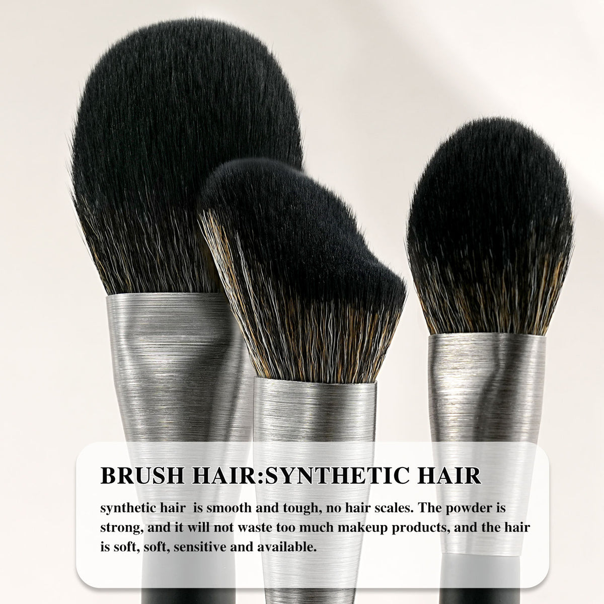 High-quality Makeup Brushes With Wooden Handles, Premium Natural 10pcs Makeup Brushes.