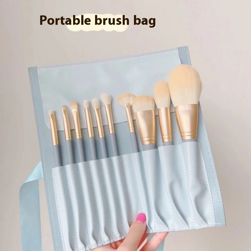 10 Makeup Brushes Suit Foundation Face Powder Eye Shadow Brush Complete Set